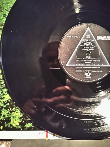 PINK FLOYD DARK SIDE OF THE MOON 1973 HARVEST SMAS 11163 2 POSTERS + STICKER VG+ - Picture 14 of 23