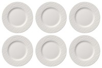 Villeroy & Boch Manufacture Rock Blanc FrüHstüCksteller 22Cm 6Er Set Weiß