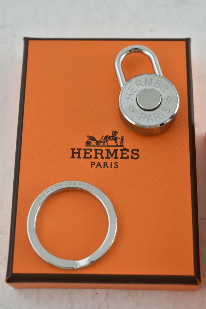 Hermes Clou De Selle Keyring Handbag Bag Charm Kelly Birkin