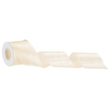 2 Inch 10 Yard Satin Ribbon Grosgrain Thin Solid Wedding Ribbon, Beige