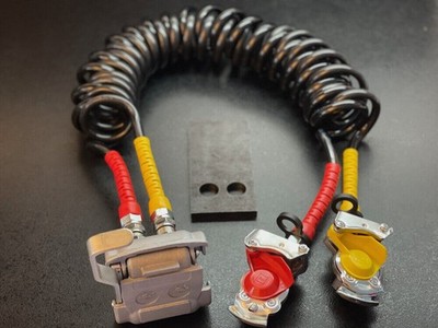 Duomatic Umrüstsatz Adapter p.f Wabco Zweikreisbremse Traktor Anhänger Druckluft