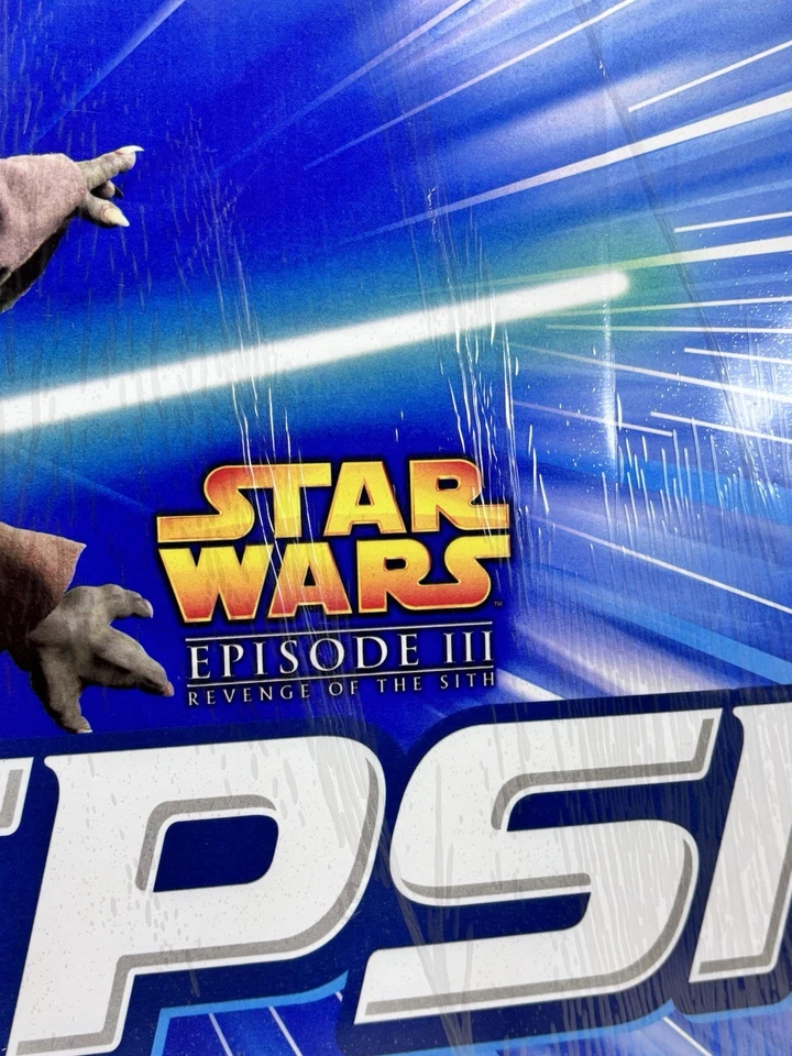 Star Wars Pepsi Yoda Mini Capucha DuPont Jeff Gordon Letrero Promocional Episodio III 29x23 Foto 2 de 4