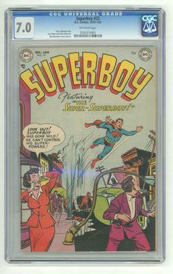 Superboy #23 DC Comics CGC F-VF 7.0 Rare