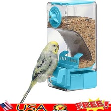 Parrot Automatic Feeder Mess-Free Easy Refill Durable Design Small Birds New