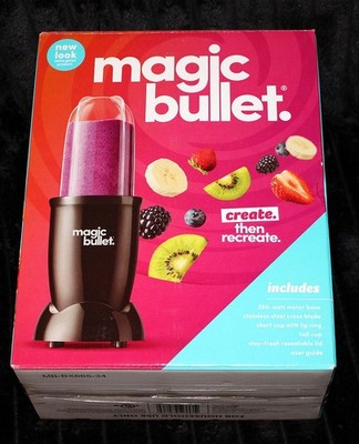 Magic Bullet Smoothie Mixer - New In Box - 250 Watt With Extras - See Pics