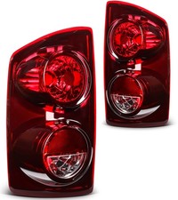 Pair Rear Tail Lights Assembly For 2007-2009 Dodge Ram 1500 2500 3500 Brake Lamp