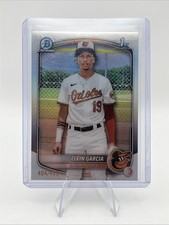 2025 Bowman - Chrome Prospects Elvin Garcia #BCP-124 Refractor /499 (RC)