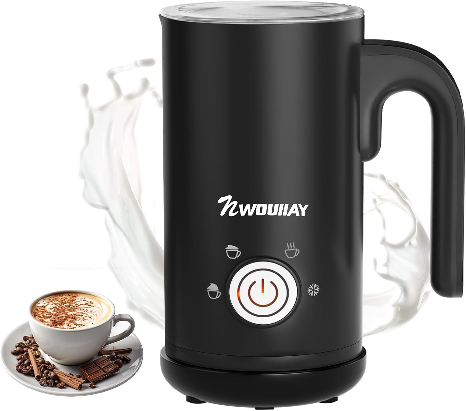 Cappuccinatore 4 in 1 per Tutta la Famiglia | 600W Veloce e Sicuro