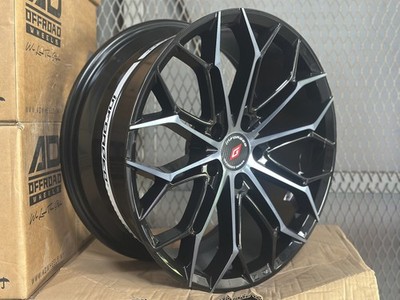 New 18x8 ET31 AD WHEEL IFG41 (4 Wheel) 5x114.3 fit Honda Toyota Mazda Black