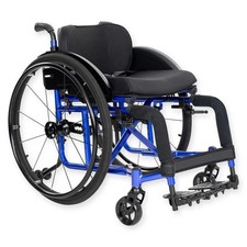 Sport Wheelchair 16 Seat 300 Lb Capacity Lightweight Aluminum Manual Chair