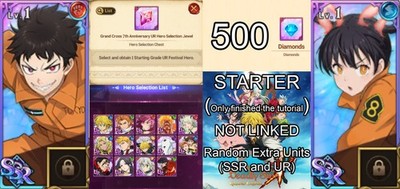 SEVEN DEADLY SINS GRAND CROSS, Fire Force, Shinra, Tamaki, 500 GEMS, 7DS, GLOBAL