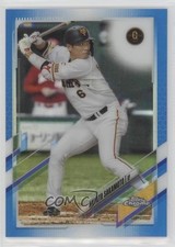 2021 Chrome NPB Nippon Professional Baseball Blue Refractor Hayato Sakamoto 5w0