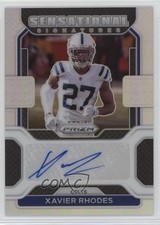 2021 Panini Prizm Sensational Signatures 59/99 Xavier Rhodes #SS-XR Auto 12p0
