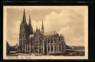 Ansichtskarte Köln a. Rh., Südseite des Doms 