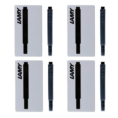 Fountain Pen Ink Cartridges, Black Ink, Pack of 20 (LT10BKB)