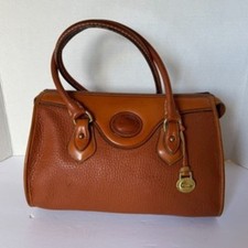 Vintage Dooney  Bourke Rich Tan Satchel