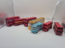 Bus Bundle of 7 Die-cast BUS COACH  Mixed Lot Some Damaged See Photos