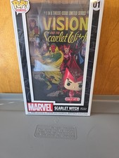 Funko Pop! Vinilo: Figura de portada de cómic de Bruja Escarlata de Marvel