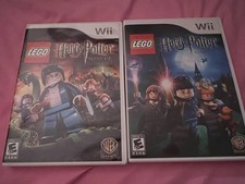 Nintendo Wii LEGO Harry Potter Game for Years 1-4 and 5-7 Complete Set