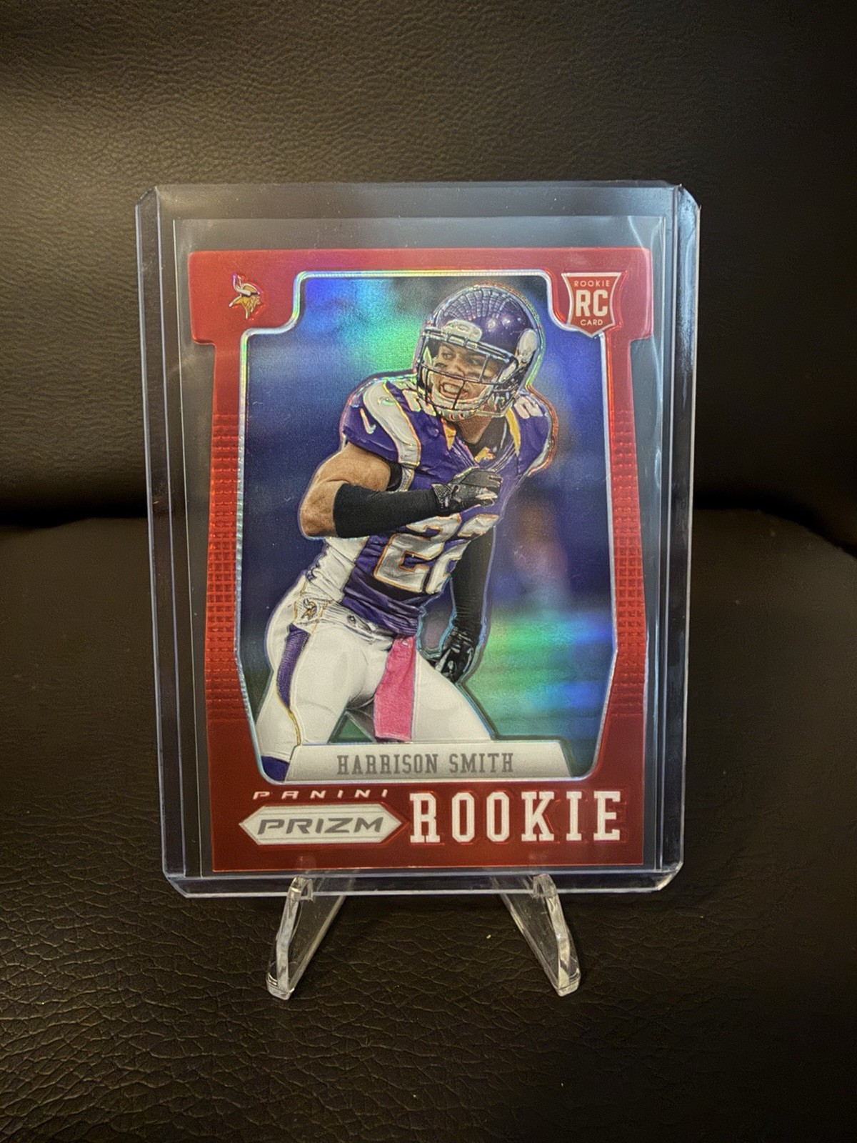2012 Panini Prizm Harrison Smith #265 Red Prizm Die-Cut (RC) SSP