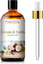 3.38FL.OZ Coconut  Vanilla Fragrance Oils for Aromatherapy, Essential Oils for