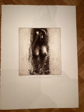 Klaus Böttger  - MONIKA IX PROBEDRUCK - Radierung - handsign - RARITÄT UNIKAT!! 