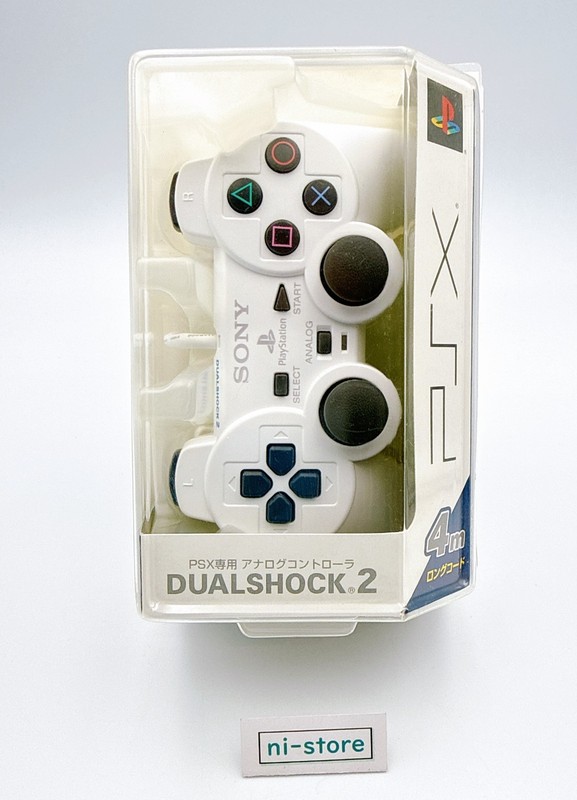 Sony Playstation PSX DUAL SHOCK 2 Analog Controller White in Box - New Sealed