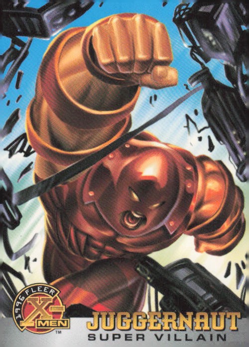 1996 Fleer X-Men #66 Juggernaut ++