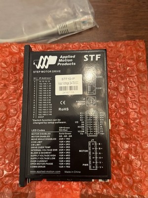 Applied Motion Products STF10-IP Step Motor Drive 24 70VDC Ethernet/IP   Used