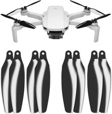 Stealth Propellers for DJI Mini 2, Mini 2 SE, Mini SE Mini 4K - Black, 4 pr...