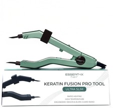 Professional Keratin Fusion Tool for Hair Extensions   Slim Long Heating Plat...