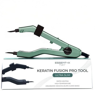 Professional Keratin Fusion Tool for Hair Extensions   Slim Long Heating Plat...