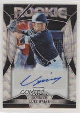 2019 Panini Prizm Rookie Blue Wave Prizm 52/60 Luis Urias #RA-LU Auto RC 8k4