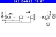 Flexible de frein Mercedes 409