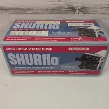 PENTAIR Shurflo 4008-101-E65 Revolution 12 VDC Fresh Water Pump 3 Gpm NEW