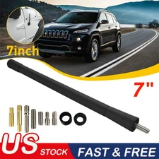 7" Short Black Antenna Mast Rod Radio AM/FM for NISSAN ROGUE 2008-2020