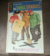 10in this .Gold Key The Three Stooges #1 Parrot Island Pirates 1963 Comic Book 