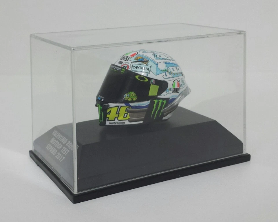 Minichamps Valentino Rossi Modellino Diecast Casco Motogp 1/8 Test Sepang 2017 - Image 2 of 3