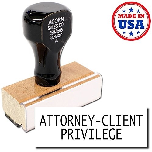 USA Made AttorneyClient Privilege Rubber Stamp eBay