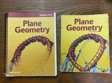Abeka Plane Geometry Student Book & Solution ...