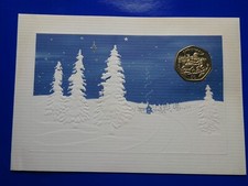 1993 Gibraltar 50p Fifty Pence Xmas Father Christmas Coin Cover