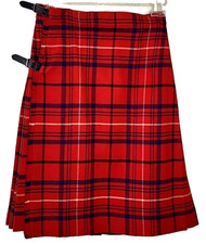 Scotch House Handmade Tartan Kilt Clan Rose Red Edinburgh Scotland Child M/L