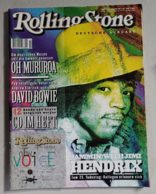 Rolling Stone  Nr. Nr.10 Oktober 1995 David Bowie Hendrix Amon Düül2