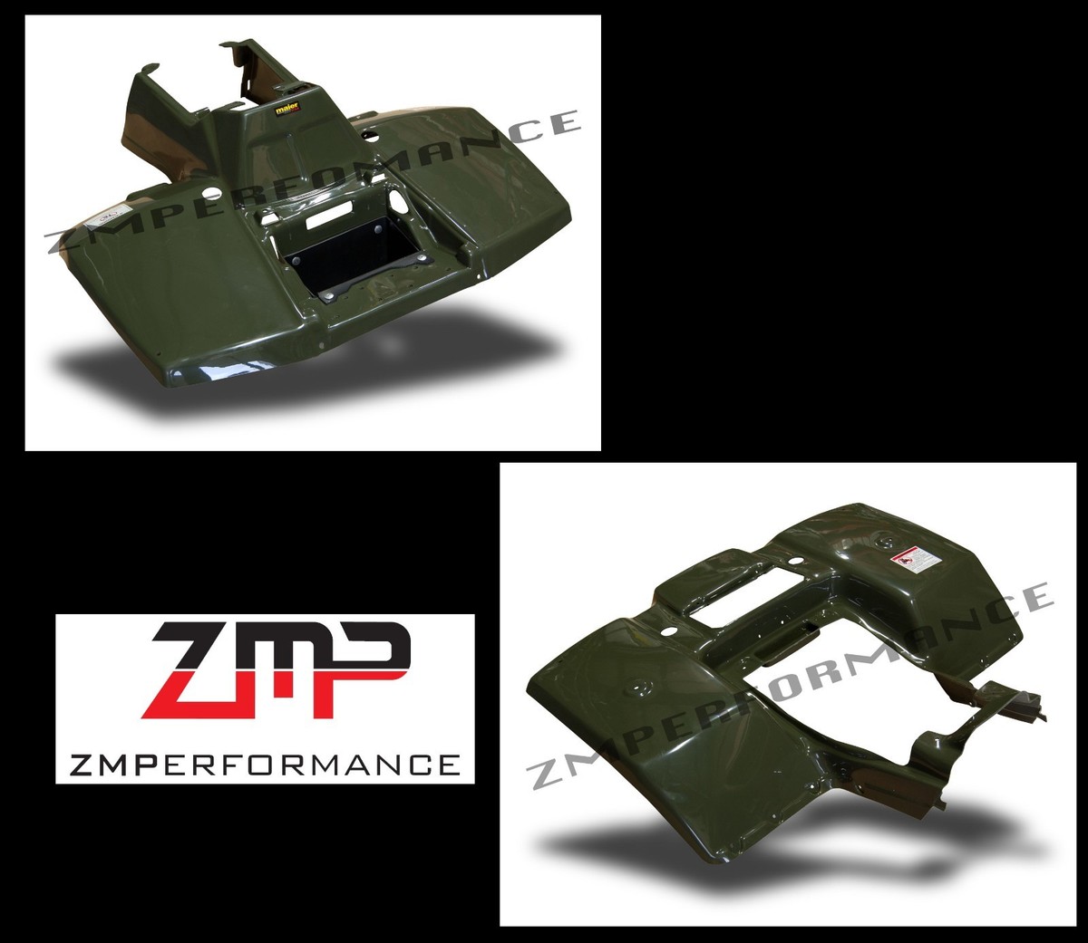 NEW SUZUKI LTF 300 LT300 KING QUAD OLIVE GREEN PLASTIC FRONT AND