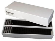 Box For 50 2x2 Coin Snaplock Holders / Flips Double Row Slotted Case Guardhouse