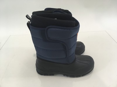 Polo Ralph Lauren Boy's Hamilten EZ Navy Winter Boots Shoes Size 6 Junior