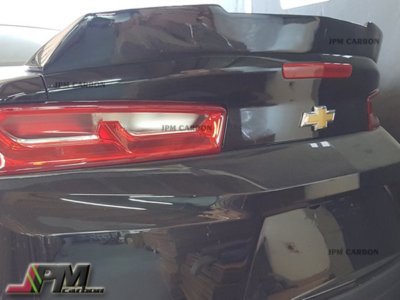 R1 Trunk Spoiler Wing For 2016-2017 Chevy Camaro SS V8 V6 Painted Gloss Black