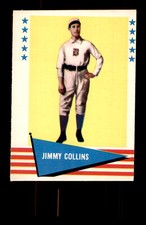 1961 Fleer Baseball Greats (F418-3) #99 Jimmy Collins Diamond Cut - Crease Free