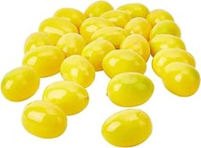 20Pcs Mini Fake Lemon Fruit Yellow Plastic Foam Vegetables Fruit as Home Part...