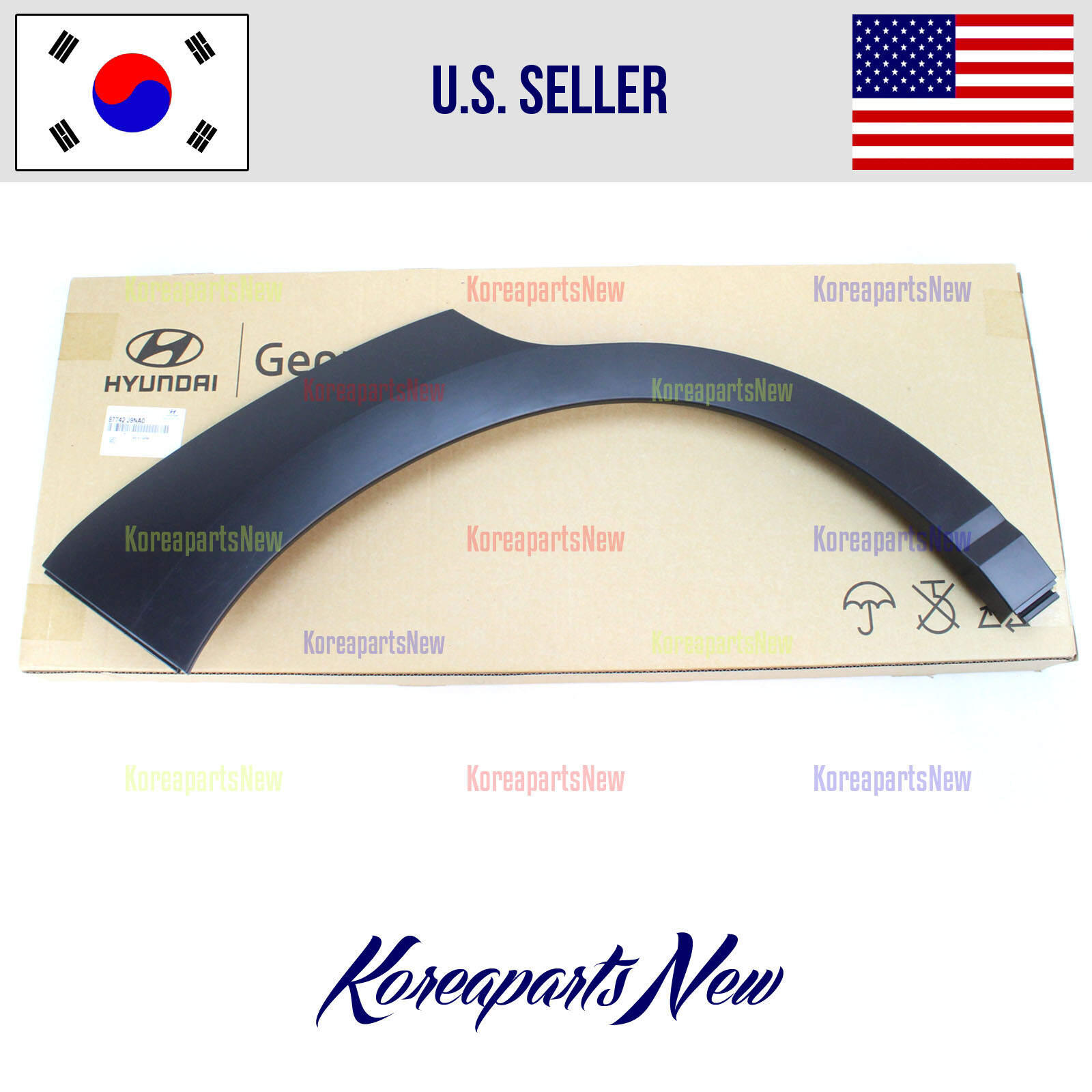 REAR Quarter Panel Wheel Molding Right PASSN 87742J9NA0 Hyundai  